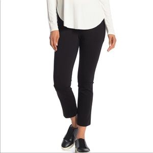 Vince black stovepipe trousers